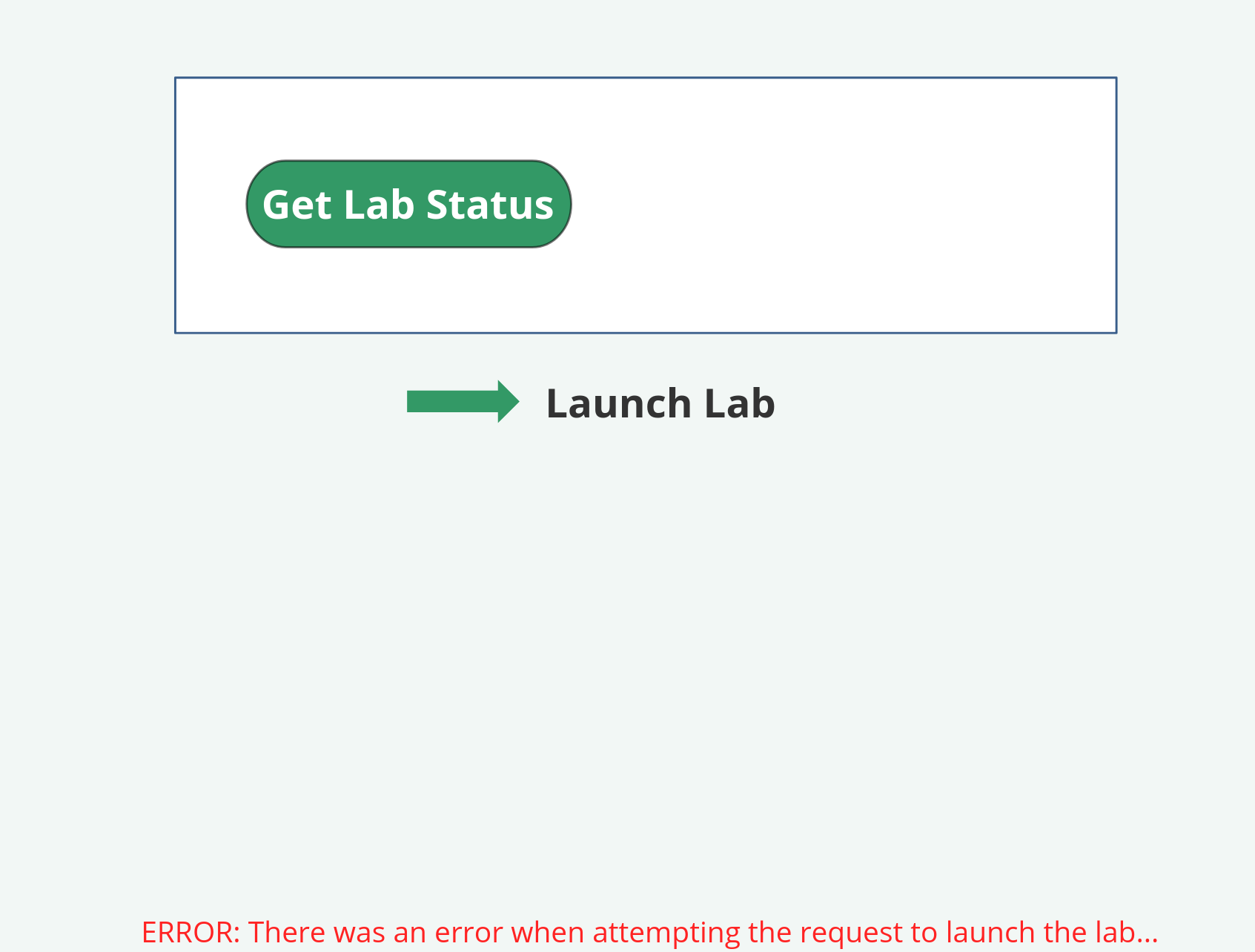 Skillable error returned to the colleague when launching the lab whose allocation had already been consumed under his userId